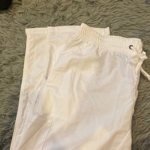 Purple Label by Healing Hands White Scrub Pants